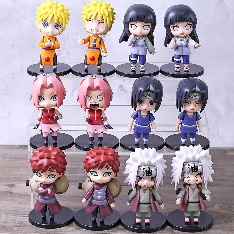 Bestseller Naruto Figure Set 6pcs Naruto Kakashi Hinata Jiraiya Sasuke Boruto y.