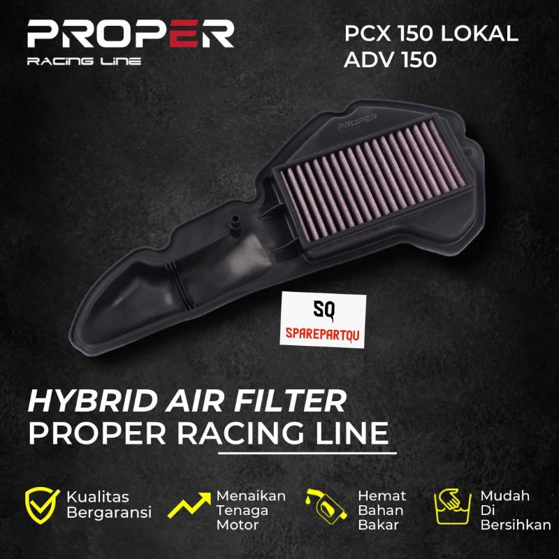 HYBRID AIR FILTER PCX 150 ADV 150 PROPER RACING LINE K97 HYBRID AIR FILTER