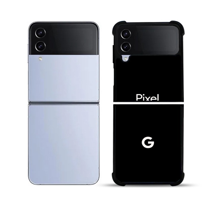 เคส Softcase Hardcase Samsung Galaxy Z Flip 3 Z Flip 4 Z Flip 5 5G Pixel โลโก้ DF450