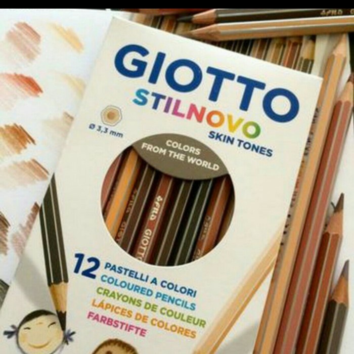 Giotto Stilnovo ดินสอสี Skin Tone 12 แพ็ค