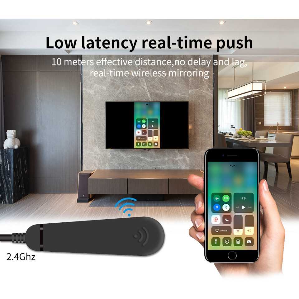 Mirascreen Mirroring AnyCast Miracast Airplay HDMI Dongle WiFi 4K