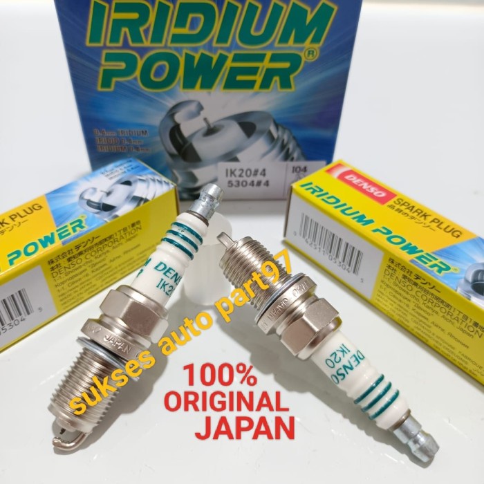 Denso Camry Acv30 Acv40 2002-2012 หัวเทียนไฟอิริเดียม 1 ชิ้นเดิมรหัส Hm247