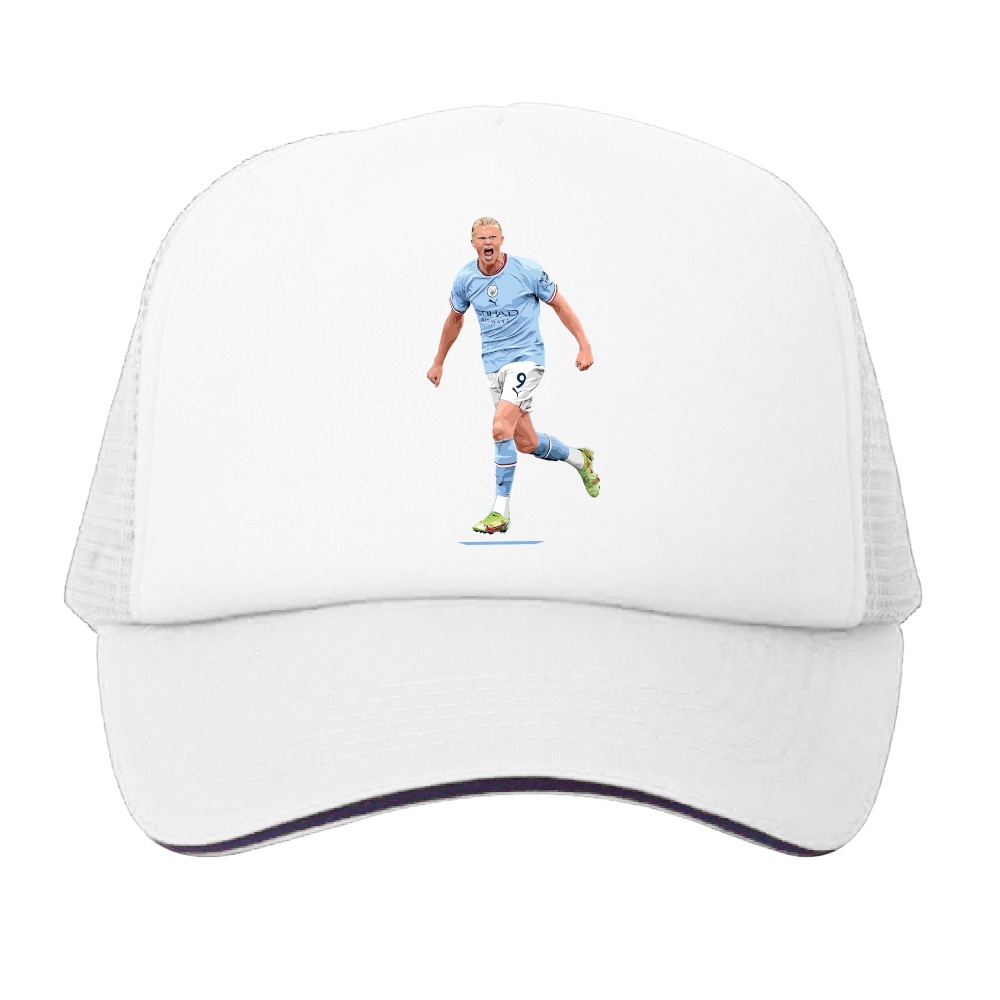 Erling Haaland Scream Trucker Hat