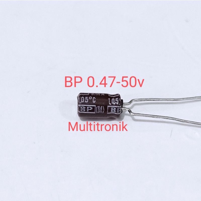 Elko BP 0.47uf 50v**