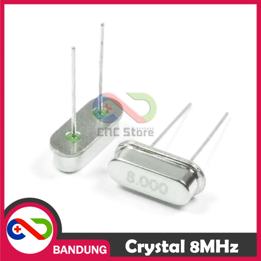 CRYSTAL XTAL OSCILLATOR OSSILATOR 8MHZ DIP HC-49S 8 MHZ
