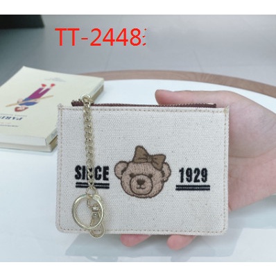 Ttwn Bear Original TT2448 กระเป๋าสตางค์ สําหรับผู้หญิง TTWNBEAR