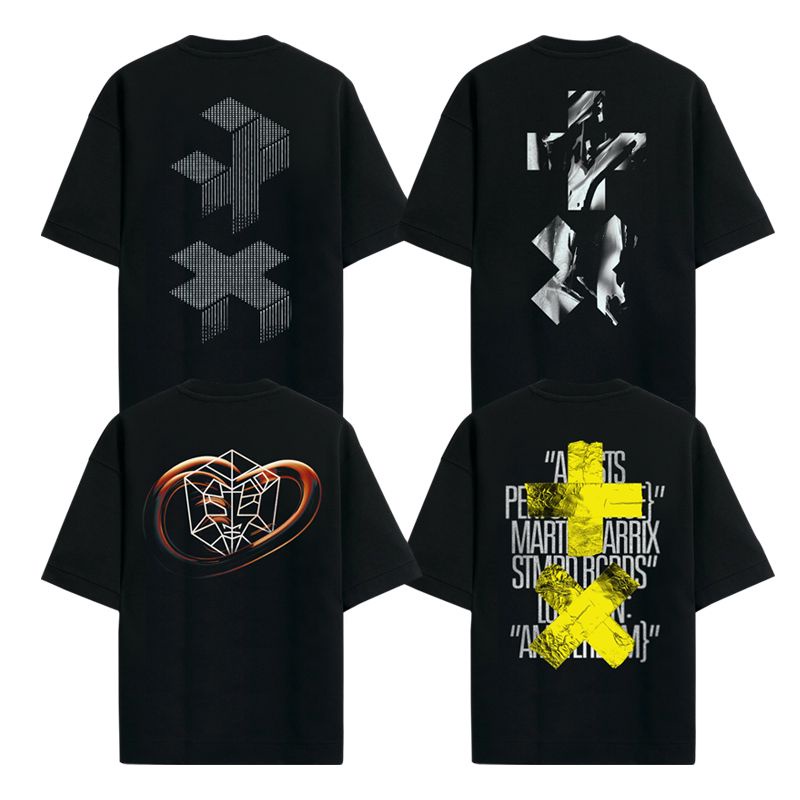 Martin garrix Little martin garrix ร้อยใหญ่ dj เสื้อผ้า Merchanded oversize Dropped ไหล่แขนสั้นเสื้อ