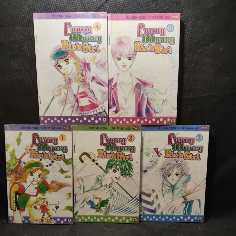 ตลก Money Rich Girl Comic, Vol 1,2,3,4,5, Seo Soo-Yeon, Cha Kyung-Hee, M&C.