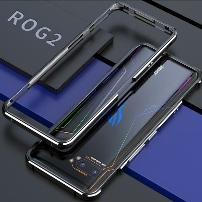 Rog Phone 2 เคสกันกระแทก กรอบโลหะอลูมิเนียม เคสแข็ง แบบคู่