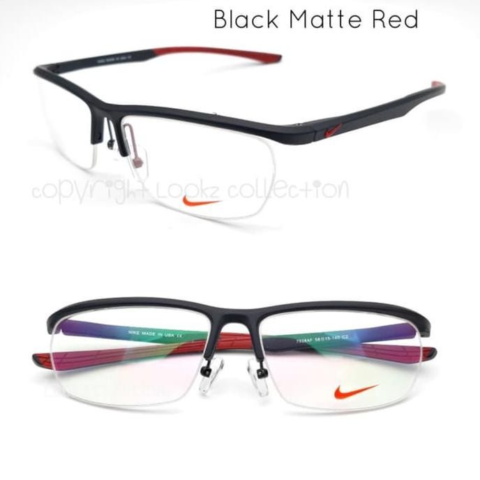 Ready Sporty Half Frame Glasses Free Anti-Radiation Photochromic Lens Limited Edition
