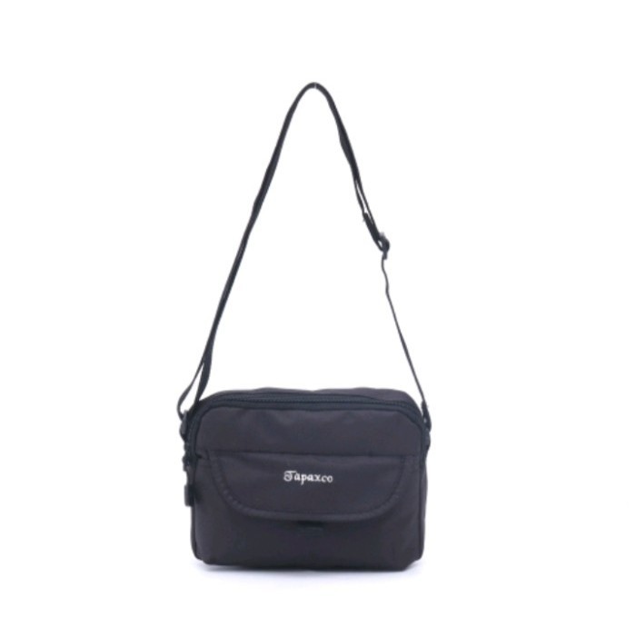 Zepeto Slingbag กระเป๋าผ้าใบลําลอง Cordura กระเป๋าสะพายไหล่ผู้ชายและผู้หญิง - สีดําเต็มอินเทรนด์ 202