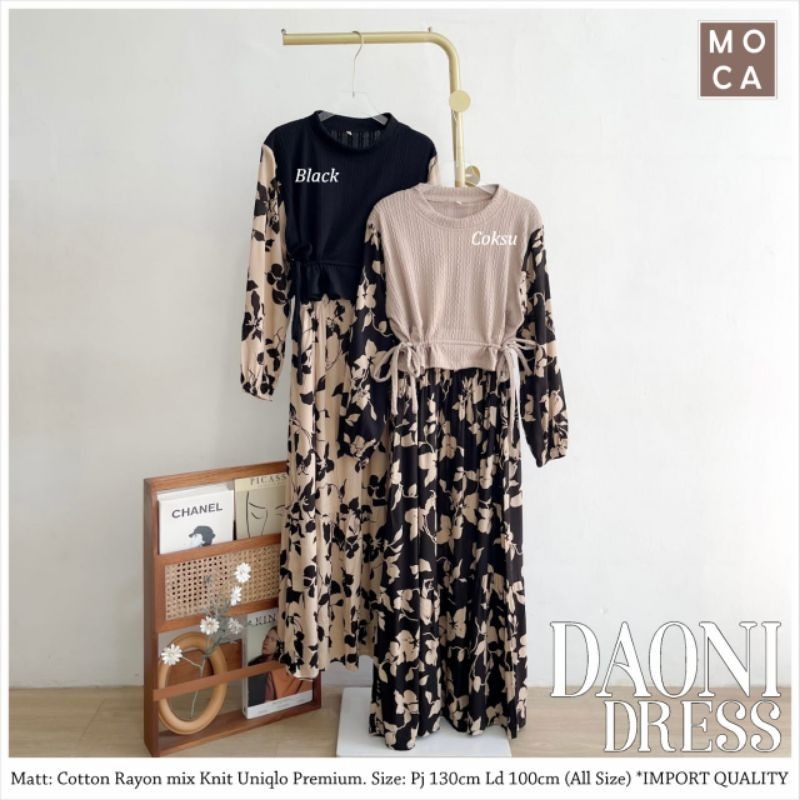 KATUN Daoni Dress by Moca / Maxi Dress Cotton ผ้าเรยอนผสมถัก Uniqlo Premium / Cotton mix Knit Dress