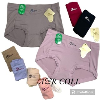 PROMO HEMAT 6PCS DAN 12 PCS Celana Dalam Wanita Polos High Waist POLINI TERBARU KUALITAS PREMIUM 1260 Katun