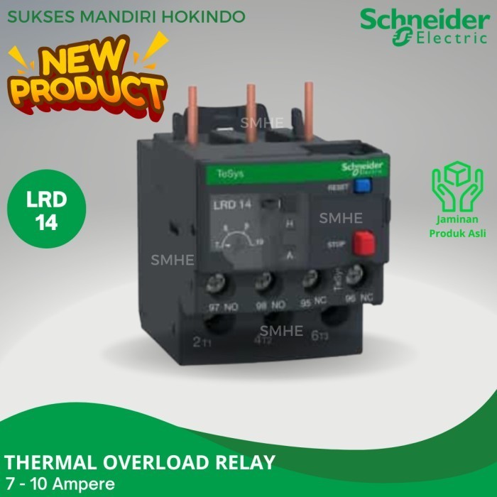 Limited Lrd14 Lrd 14 Thermal Overload Relay Schneider Tesys Original Sni Premium