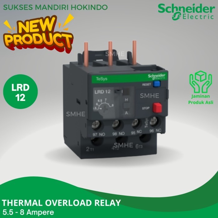 ล่าสุด Lrd12 Lrd 12 Thermal Overload Relay Schneider Tesys Original Sni Warranty