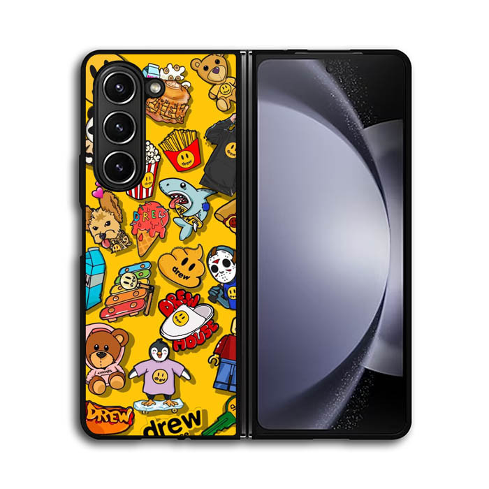 ปลอก Hardcase Softcase Custom Samsung Galaxy Z Flip 3 4 5 6 5G Z พับ 3 4 5 6 5G Drew รูปแบบ TT0030 ฝ