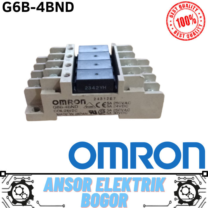 G6B-4Bnd รีเลย์ Omron G6B 4Bnd