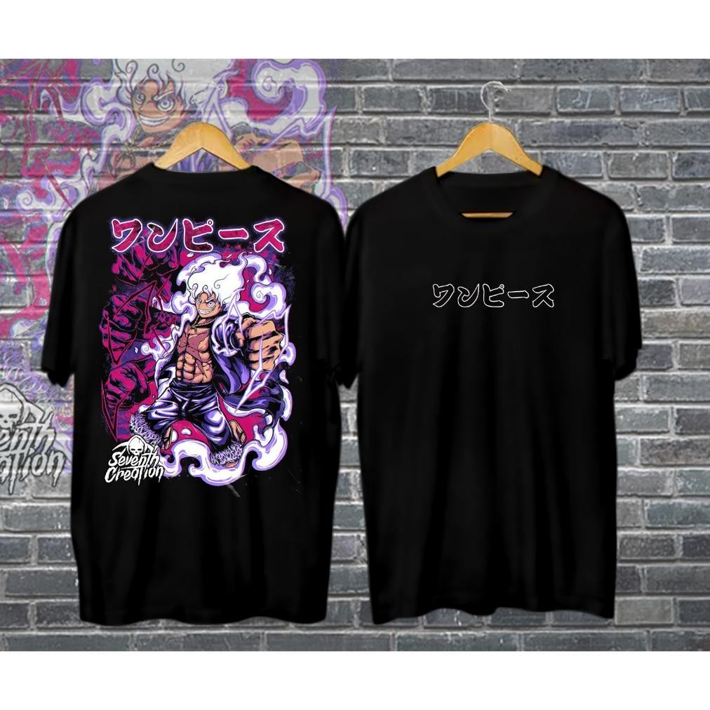 One Piece Luffy Motif เสื้อยืด One Piece Luffy ผู้ใหญ่ผู้ชายผู้หญิงเสื้อผ้า