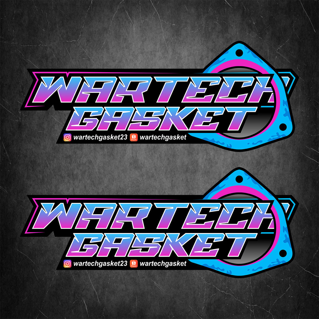 สติ๊กเกอร์ปะเก็น Wartech / สติ๊กเกอร์ Wartech GasketV5