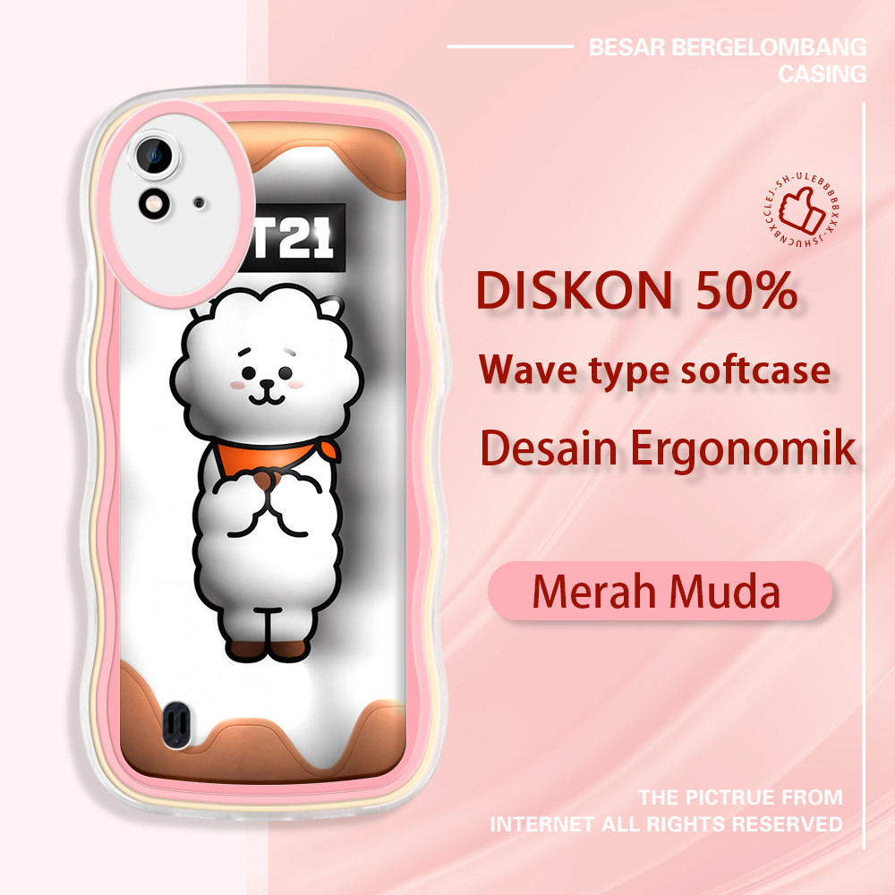 Jinouwe Realme 2 Pro Narzo 20 30 30A 20A 50 Pro 50i 50A Prime Q5 เคสโทรศัพท์ BT21 Baby BTS RJ 3D สีส