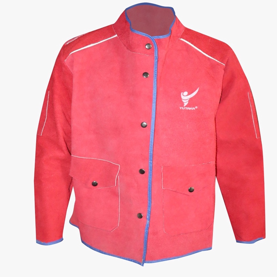 เมอร์อาห์ ➳Iav YUTAKA เสื้อแจ็คเก็ตหนังสีแดง/ YUTAKA WELDING JACKET ❁ ★★★★