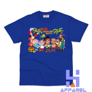 เสื้อยืด พิมพ์ลาย Jake AND THE NEVER LAND PIRATES DISNEY JUNIOR สําหรับเด็ก