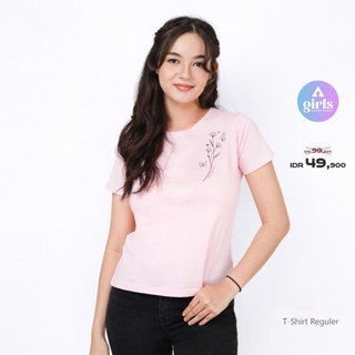  เสื้อยืด ลาย Everly Pink 1B000