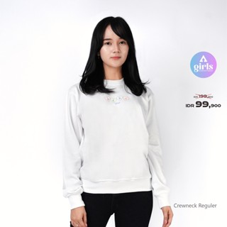 ใหม่!! Crewneck Aero Love เสื้อกันหนาว สีขาว 1EB01