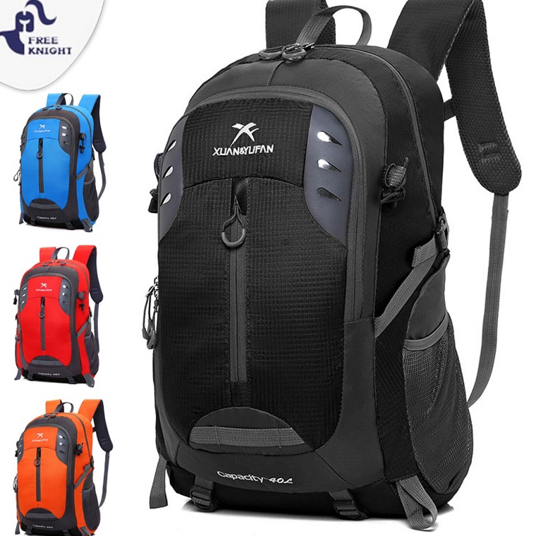 กระแสล่าสุด.. Freeknight School Backpack Mountain Bag Backpack Mens Bag Carrier 40L Outdoor Hiking C