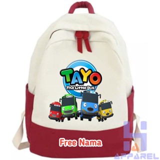 Tayo THE LITTLE BUS กระเป๋าเป้สะพายหลัง สําหรับเด็ก