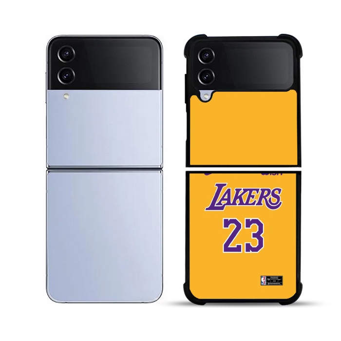 เคส Softcase Hardcase Samsung Galaxy Z Flip 3 Z Flip 4 Z Flip 5 5G Lakers DF456