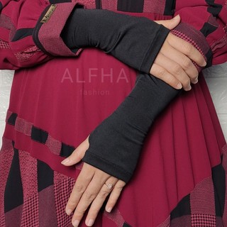 Handsock jempol fingerless muslimah /manset tangan wanita muslimah