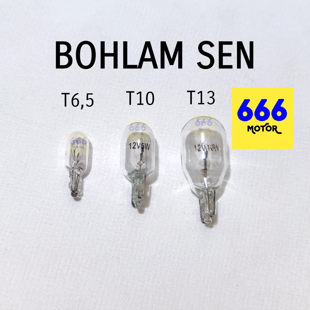SEN BULB T13 T10 T6,5 ต่อ 1 ชิ้น