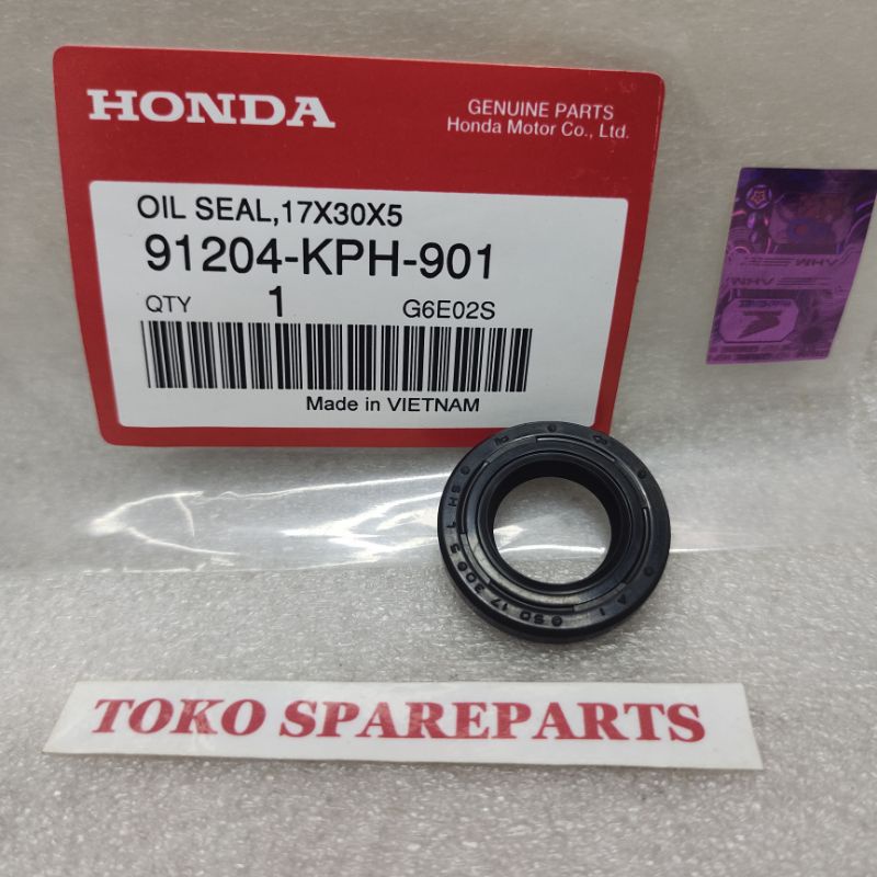 91204-KPH-901 เดิม Karisma Supra X 125 เกียร์หน้า Seal 17X30X5