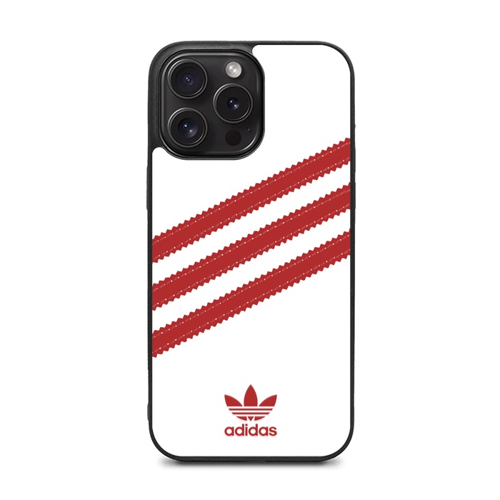 เคสโทรศัพท์มือถือ ลาย Adidas Samba สีขาว สีแดง สําหรับ Iphone 15 14 13 12 11 X Xs Xr Pro Max Mini Plus