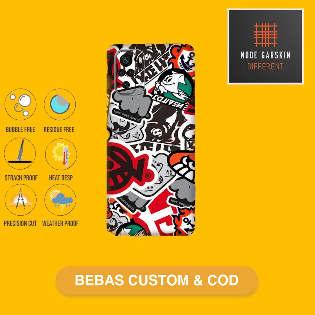 Garskin Skin Vinyl Poco M5S Fullbody หรือ Backly - ปรับแต่ง - 7feb2023 13 Case Sticker Protector