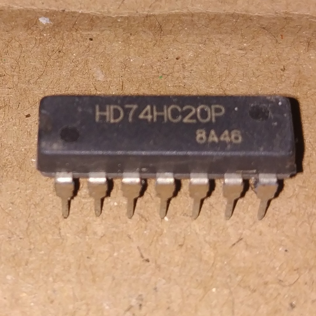 IC 74HC20 CD74HC20 HD74HC20 M74HC20 MC74HC20 MM74HC20 MN74HC20 TC74HC20 SERIES 7400 TTL HD74HC20P SN