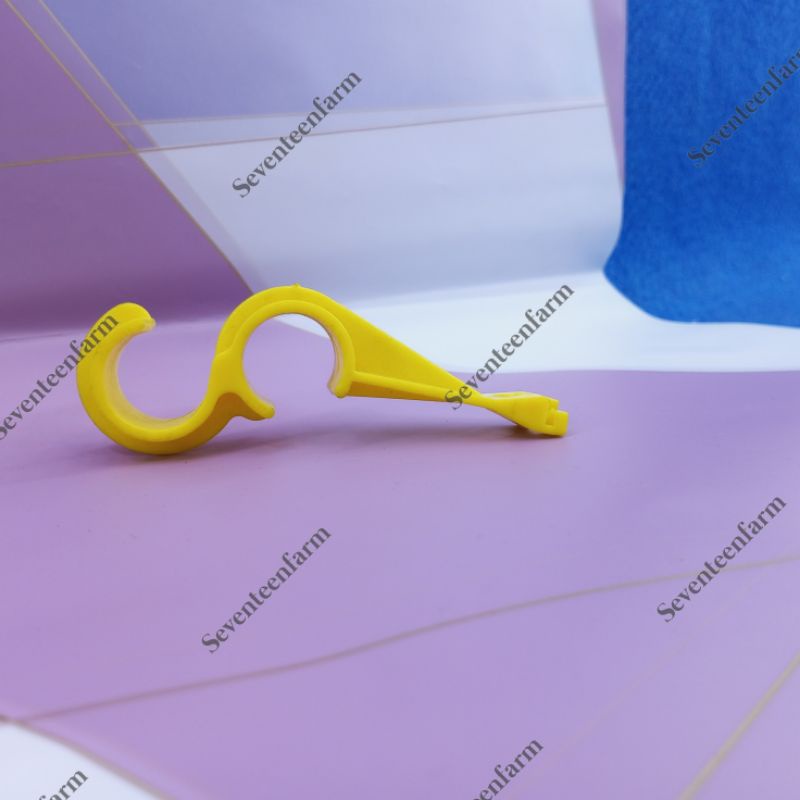 GANTUNGAN S ไม้แขวนเสื้อกลมสีเหลือง / ตะขอ S / ไม้แขวนเสื้อ PIPE / เครื่องมือฟาร์มไก่