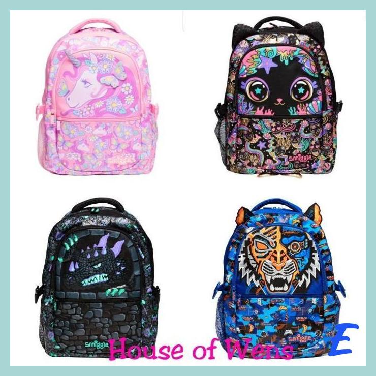 | Hso | Smiggle HEY THERE BACKPACK ORIGINAL SMIGGLE กระเป๋านักเรียน