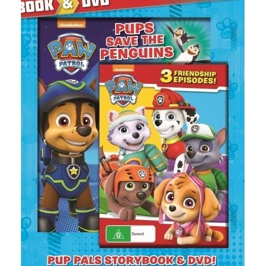แผ่น DVD หนังสือ Paw Patrol Pup Pals Storybook