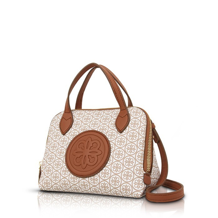 Les Catino Keyna Mini Satchel Womens Bag - D BLB WT/MB อินเทรนด์ล่าสุด 2024 นําเข้า A3C5