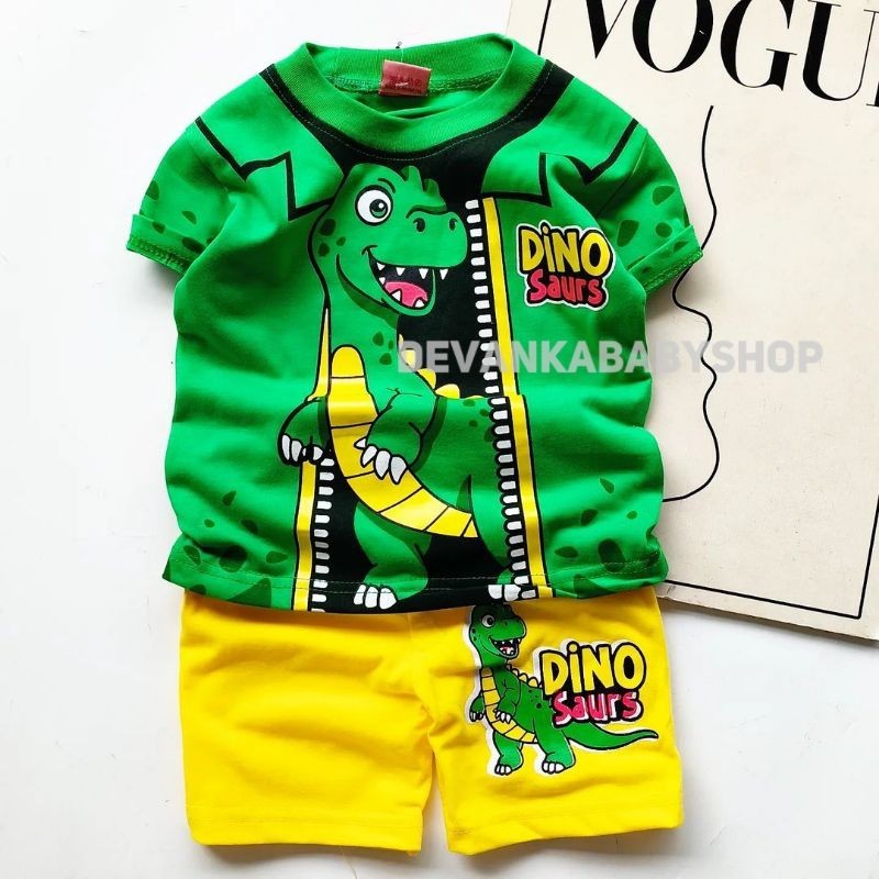 เสื้อผ้าเด็ก DINO, ชุดไดโนเสาร์ BOYS พร้อมหมวกสําหรับอายุ 1-10 ปี