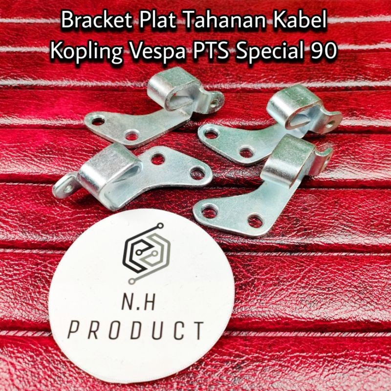 Vespa PTS Special 90 Clutch Cable Resistance Plate Bracket