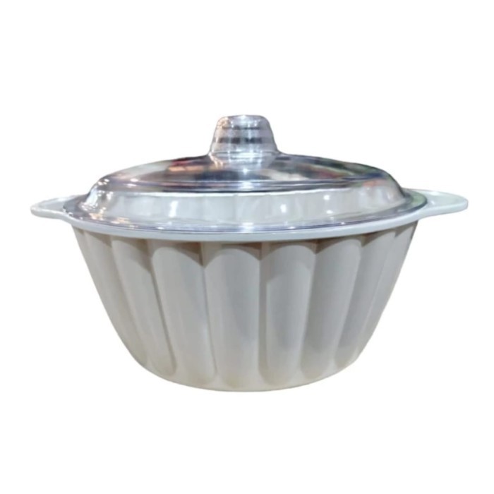 Onyx 8.5 นิ้ว Sevilla Round Cooker Food Entrance Container - Smc85B - ครีม