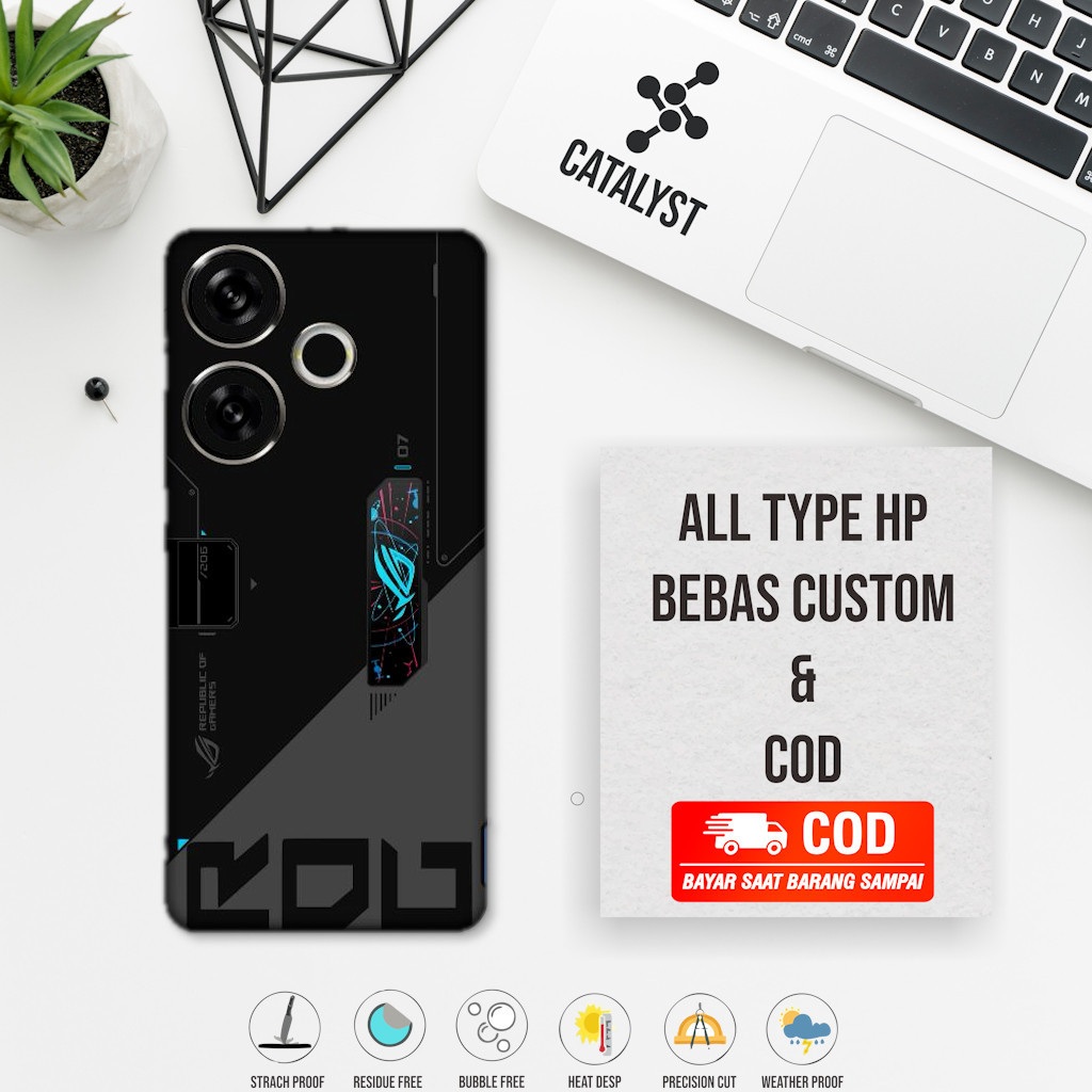 Garskin Skin Poco F6 Fullbody rogg ซื้อ 1 แถม 2 - ปรับแต่งได้ - Motif 1AD