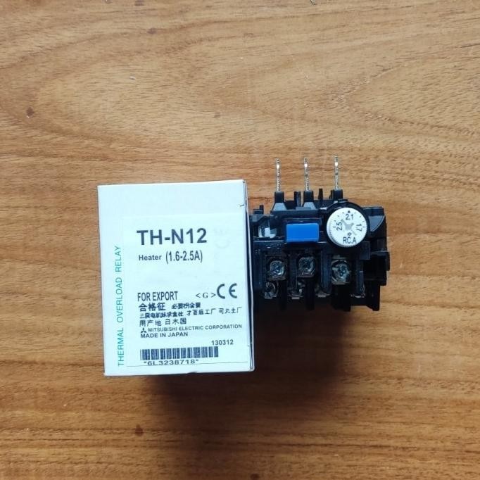 รีเลย์โอเวอร์โหลดความร้อนต่อ Mitsubishi YEAR 12 Th-N12 YEAR 12 - 1.6A-2.5A