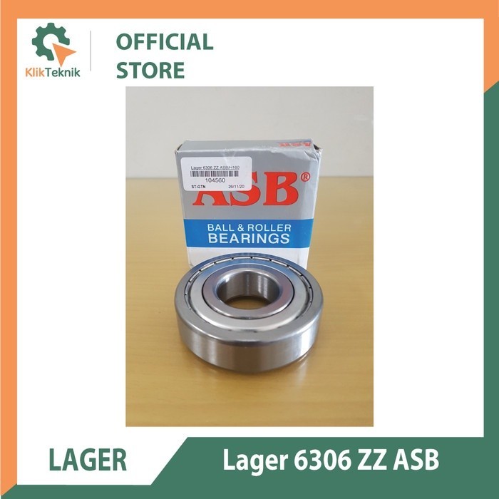 แบริ่ง 6306 ZZ ASB (G1000, บ็อกเซอร์, G3000, Zeva, G900B, Impala)