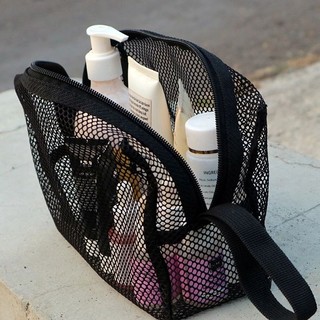 Tas Make Up Kosmetik organizer Multifungsi Pouch Bag Kotak Jaring