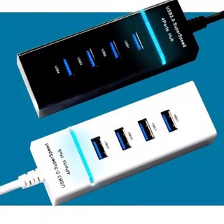 รับประกัน ฮับ USB 3.0 ความเร็วสูง 4 พอร์ต USB 4 พอร์ต USB 3.0 LED HUB 4 พอร์ต