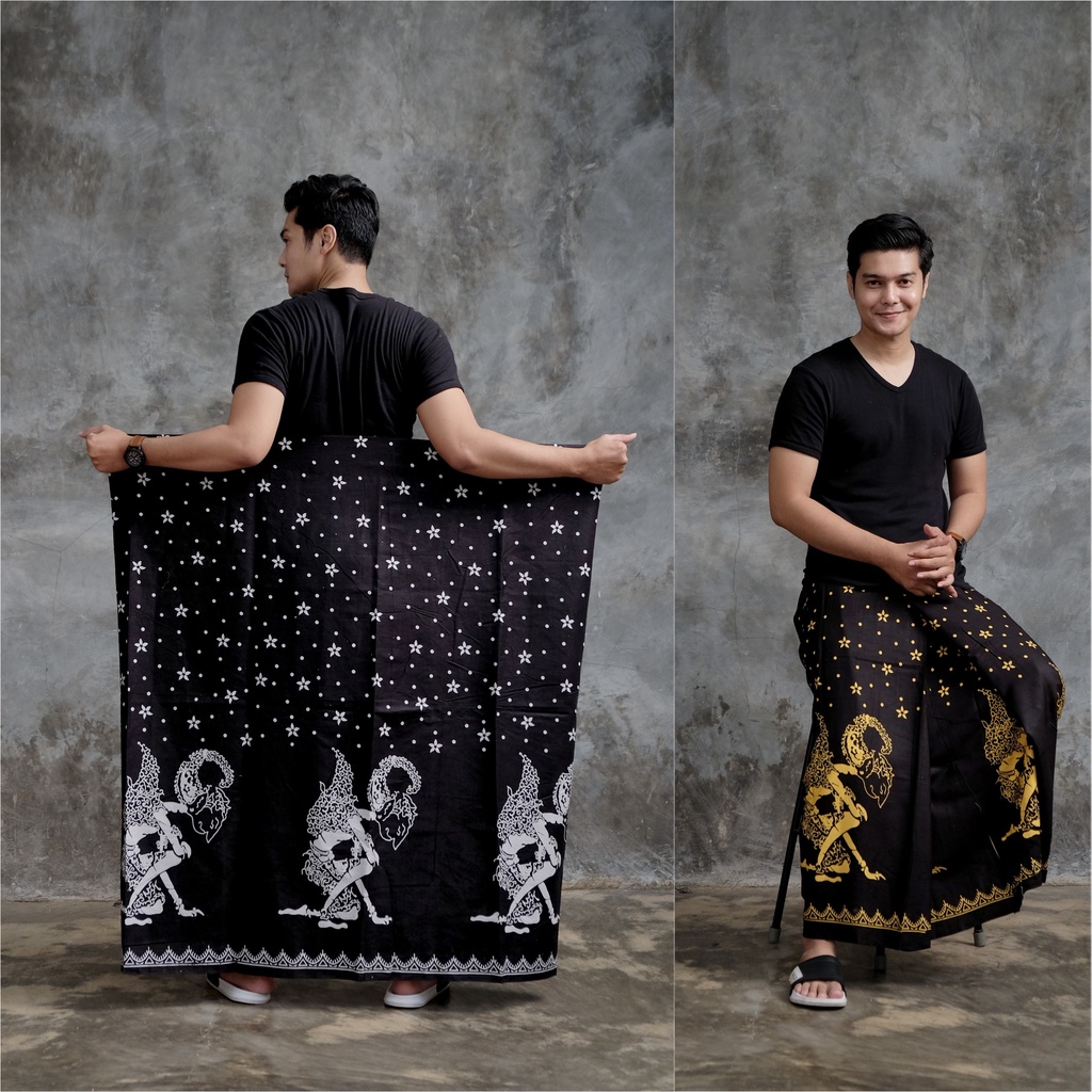 KATUN Wayang Sedeku Motif Sarong - Sarong collection [Cotton & Rayon]